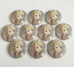 プロセカ　グリッター缶バッジ　鏡音リン　10点　特訓前　9B