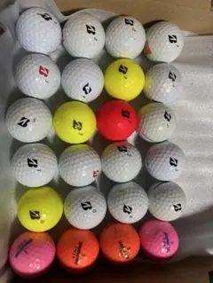 BRIDGESTONE GOLF ゴルフボール ロストボール 24個セット②のサムネイル