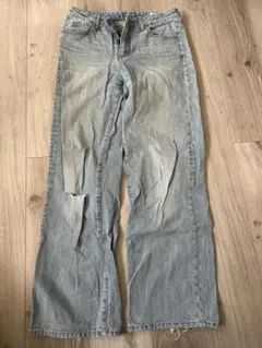 BAY FLOW レディースワイドデニム