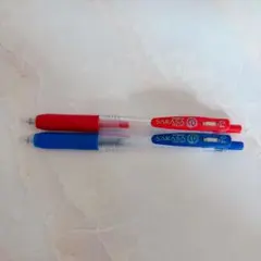 サラサ ボールペン 0.7mm 赤 青 2本セットのサムネイル