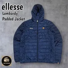 ellesse エレッセ フード付ダウンベスト L ネイビー 00's y2k - メルカリ
