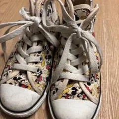 コンバース 18cm ミッキー柄