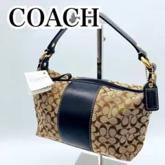 タグ付き COACH コーチ アクセサリーポーチ ミニバッグ シグネチャー