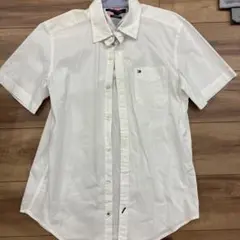 【最終値下げ】TOMMY HILFIGER ホワイト 半袖シャツ S