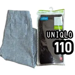 110cm　新品未使用　UNIQLO BABY　ユニクロレギンス　七分丈 夏