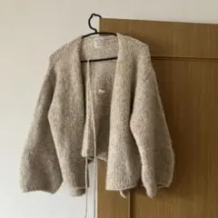 U by SPICK&SPAN カシュクールカーディガン ベージュ　松田未来のサムネイル
