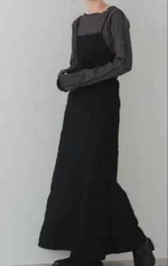 Kastane カットジャガードメロウキャミワンピース WEB限定品