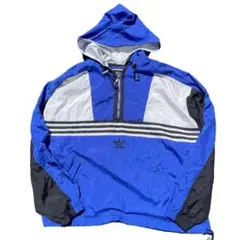 adidas アディダス　90s 万国旗タグ　アノラックパーカー