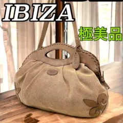 極美品❣️IBIZA イビザ２WAYショルダーバッグ ハンドバッグパッチワーク