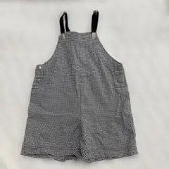 COMME CA DU MODE ギンガムチェックオーバーオール 95cm