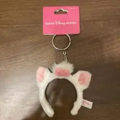 【新品・タグ付】ディズニーリゾート マリーちゃん カチューシャ キーチェーン