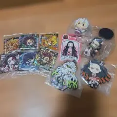 鬼滅の刃 まとめ売り フィギュア ラバスト シール 炭治郎 禰豆子 煉獄