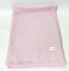 値下げ★FURLAフルラ カシミヤウール大きめストール ピンクストール膝掛けにも