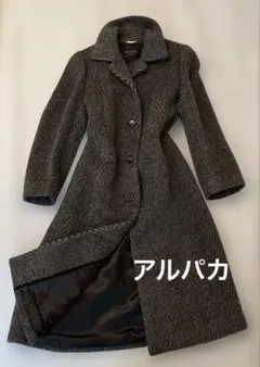 美品☆SUPER HAKKA 紺 ライナー付き トレンチコート 裏花柄 2way