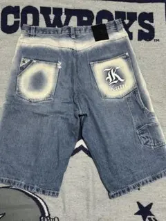 karl kani jeans バギーショーツ パンツ 90s KARL KANI カールカナイ バギーデニムショーツ ジョーツ B系