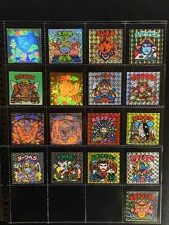 魔肖ネロ★ホロ★大真臣◎旧ビックリマン★ヘッド◎まとめ売り◎セット◎17枚ロッテ