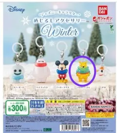 ディズニーキャラクター めじるしアクセサリー WINTER プーさん