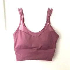 ヨガフィッネス用ブラトップス　ローズ　Ｌサイズ #386 水陸両用