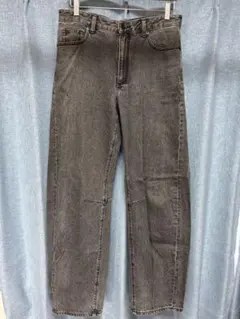 GU バレルレッグジーンズ グレー 美品