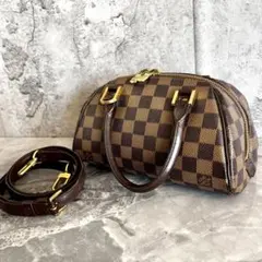 ルイヴィトン ダミエ リベラMM 別売ショルダーストラップ付 - メルカリ