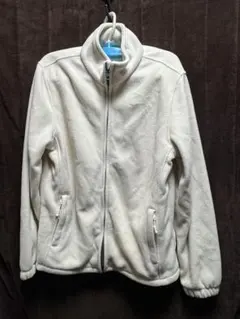 ホワイト フリース ジャケット