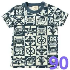 新品 Donkey Jossy 半袖Tシャツ 90cm ネイビーのサムネイル