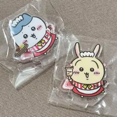 【匿名配送】ちいかわレストラン　アクリルスタンド　ハチワレ　うさぎ　２種セット