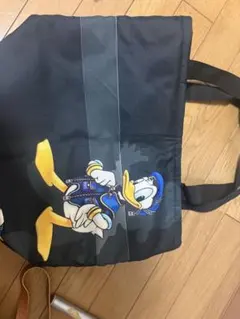 ドナルドダック トートバッグ ブラック