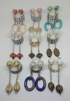 【選べる天然石入りイヤリング】ハンドメイド(*╹꒳╹*)/⁎∗  1ペア