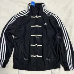 adidas アディダス 中国限定 L 巳年チャイナトラックジャケット ブラック