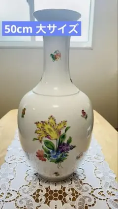 極美品 1級品】マイセン ベーシックフラワー 3つ花 両手付き 花瓶