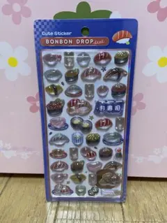 【正規品】　BONBON DROP ボンボンドロップシール　和柄　お寿司　和食
