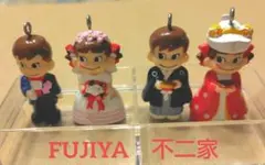 FUJIYA　不二家♡レアなペコちゃん結婚式フィギュア 4体セットのサムネイル