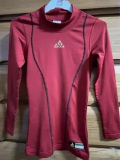 adidas サッカー　野球サッカー　アンダーシャツ　インナー　赤　160cm