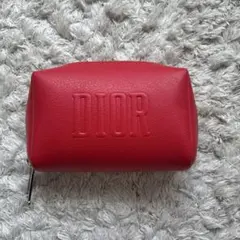 Dior BEAUTE ポーチ レッド