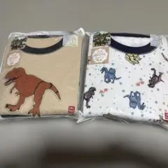 新品未開封　ユニクロ　アニア　恐竜　キルトパジャマ　110サイズ　セット