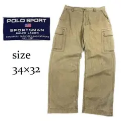 POLO SPORT SPORTSMAN カーゴパンツ ラルフローレン34×32のサムネイル