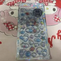 【新作】【レア】光るジュエルプチドロップステッカー　ぷくぷくあわわちゃん