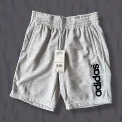 【未使用】デサント製 90s adidas ハーフパンツ スウェット グレー 灰