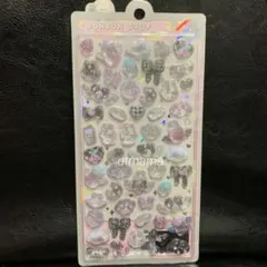 正規品　ボンボンドロップシール　オリジナル　しろくろボンボン