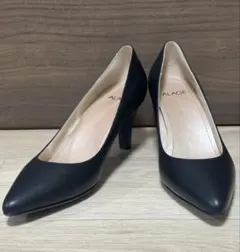 {美品}⭐️ALAGE AKAKURA ブラック ハイヒール パンプス黒24.5