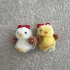 希少　ぴよりーな1号 ひよこのおかげ チアリーダー 2個セット　チアひよこ　平成