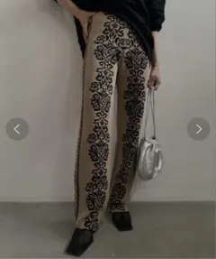 A*O様 AMERI MEDI VINTAGE FLOWER KNIT PANTのサムネイル