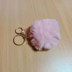 ふわふわ バッグチャーム 可愛い キーホルダー フェイクファー