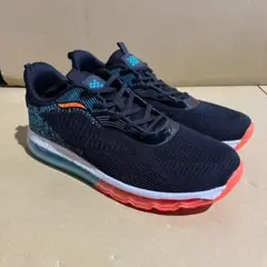 メンズ スニーカー ブラック ブルー オレンジ