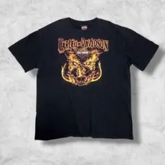 Harley-Davidson broken“髑髏“鷹“boro t-shirt - メルカリ