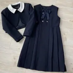美品 デコラピンキーズ 130 入学式 卒園式 結婚式 フォーマル 3点セット