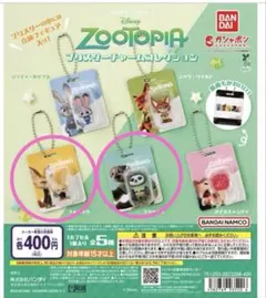 2個セット　ズートピア ブリスターチャームコレクション フィニック フラッシュ