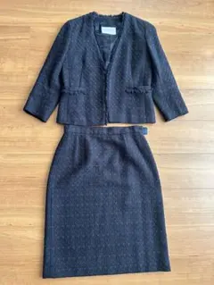 【セール】美品 トゥモローランド セットアップ スーツ 卒入学式 ネイビー 36