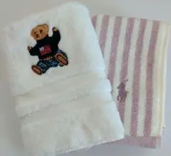 ［新品］POLO Ralph Lauren フェイスタオルセット タオルハンカチ